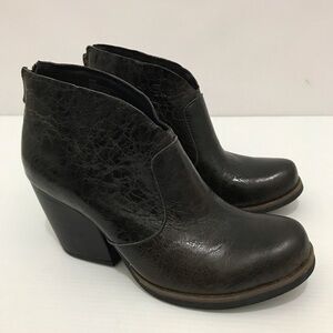 Kork-Ease Dark Brown Ankle Boots